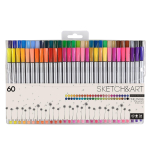 Скетч - линеры 0.4 мм, 60 цв. в пвх кармане "Sketch&Art" (Bruno Visconti)