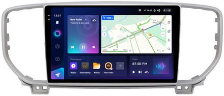 Магнитола для KIA Sportage 2018-2021 - Teyes CC3-2K QLed Android 10, ТОП процессор, SIM-слот, CarPlay