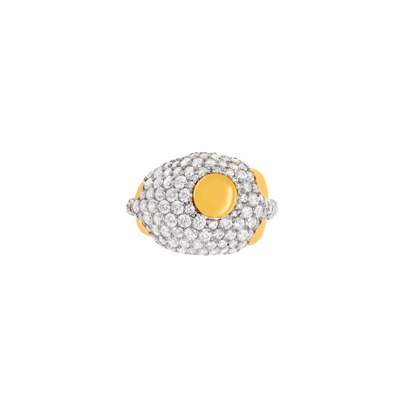 Кольцо Глазунья – Золото