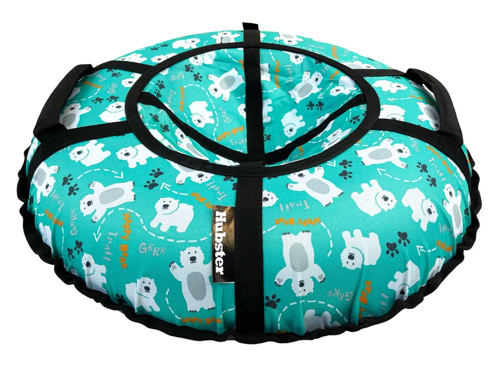 Тюбинг Hubster Люкс Pro S Мишки бирюзовые