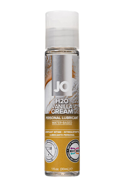 Ароматизированный лубрикант на водной основе JO Flavored Vanilla H2O - 30 мл.