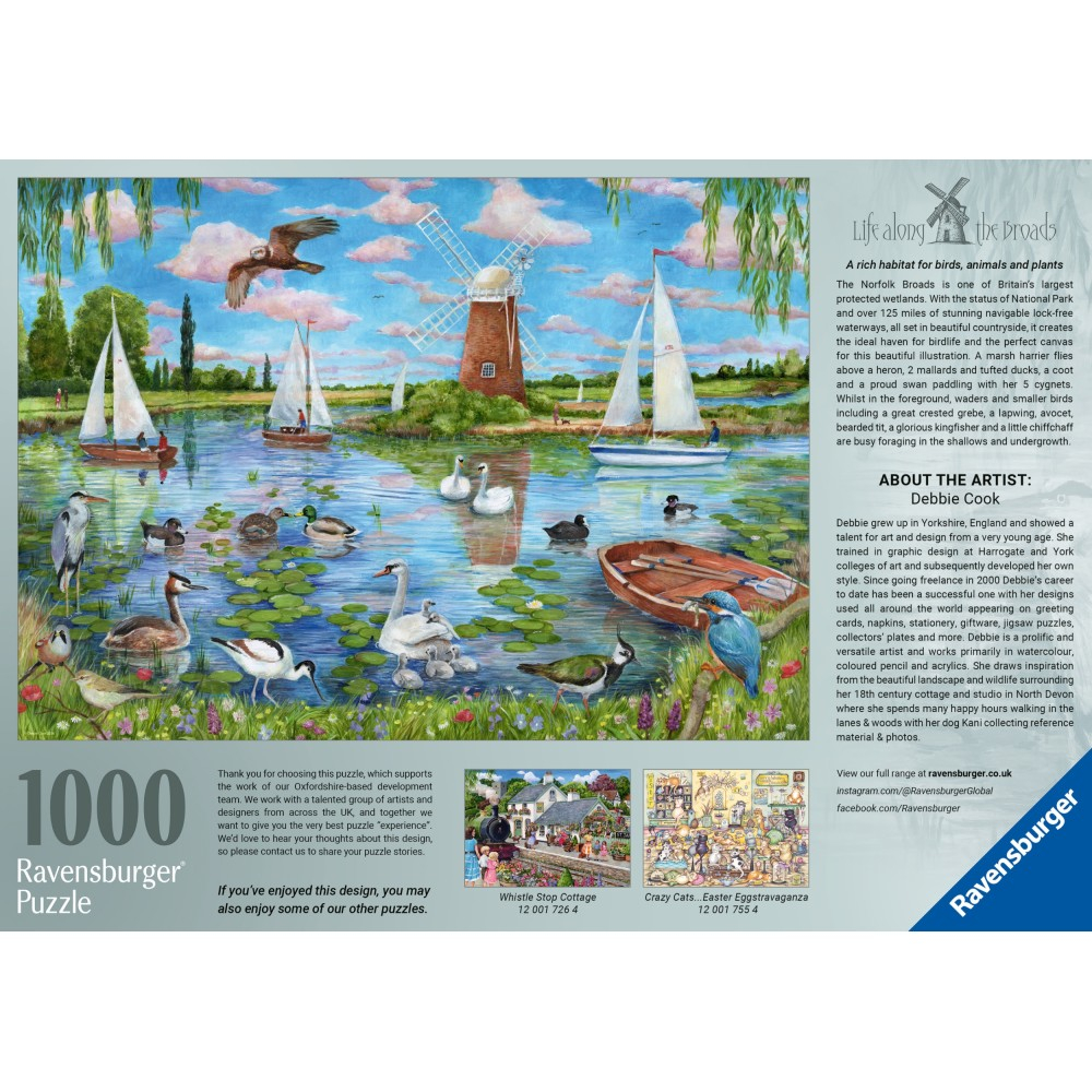 Пазл Ravensburger 017165 Очаровательное озеро 1000 элементов 017165 — фото 3