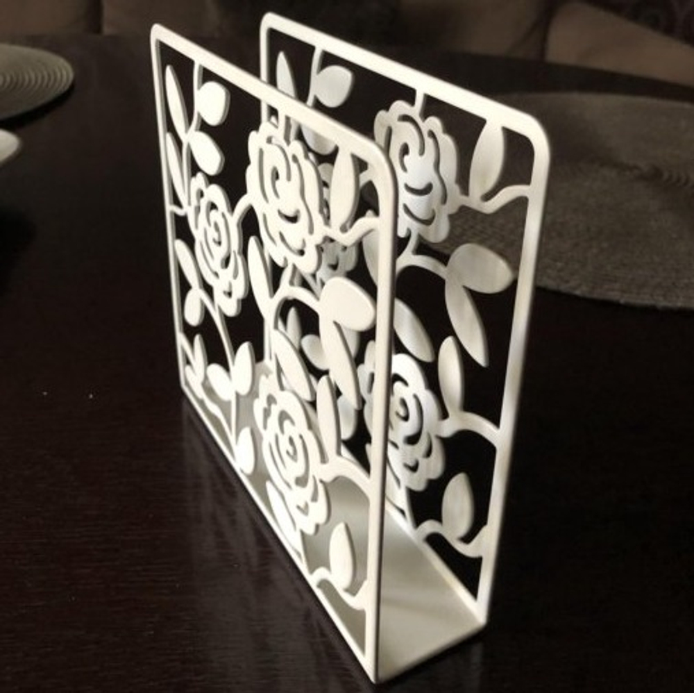 Держатель для салфеток SERVETTHALLARE белый, 16х16х4 см