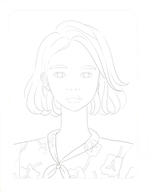 Girl's time. Coloring Book