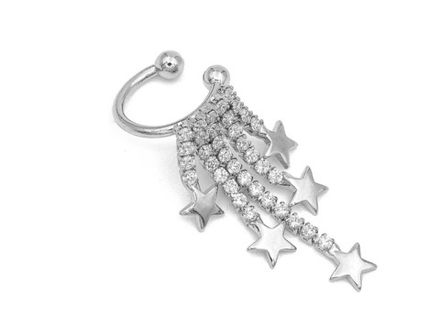 Кафф со стразами "Звездочки"