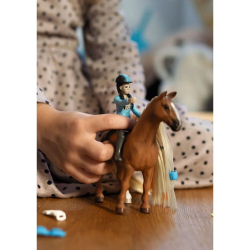 Schleich - Софийская красавица Лошадь с укладкой волос Ким и Карамело Стартовый набор 42585 / артикул   42585  / GTIN 4059433574400