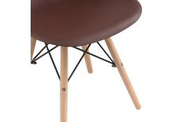 Пластиковый стул Eames PC-015 brown
