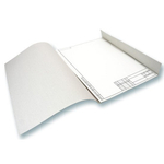 Папка для черчения А3 10л., Апплика, вертикальная рамка, мелованный картон, ГОЗНАК, 160 г/м2 "Кубик"