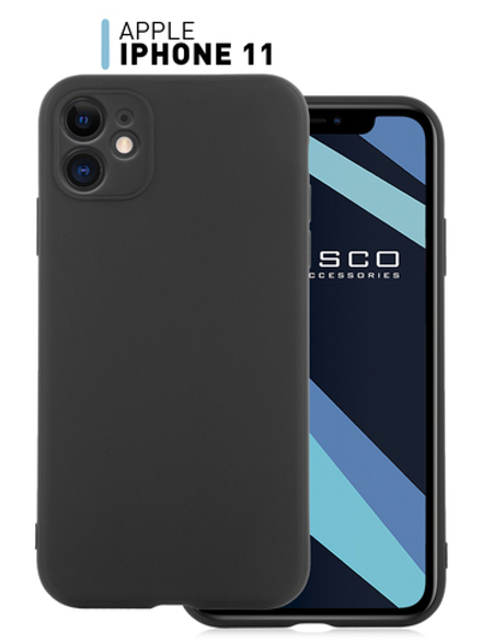 Чехол ROSCO для Apple iPhone 11 оптом (арт. IP11-COLOURFUL-BLACK)