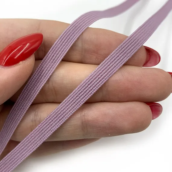 Резинка отделочная лавандово-серая 6 мм (цв. 620), K-195/6