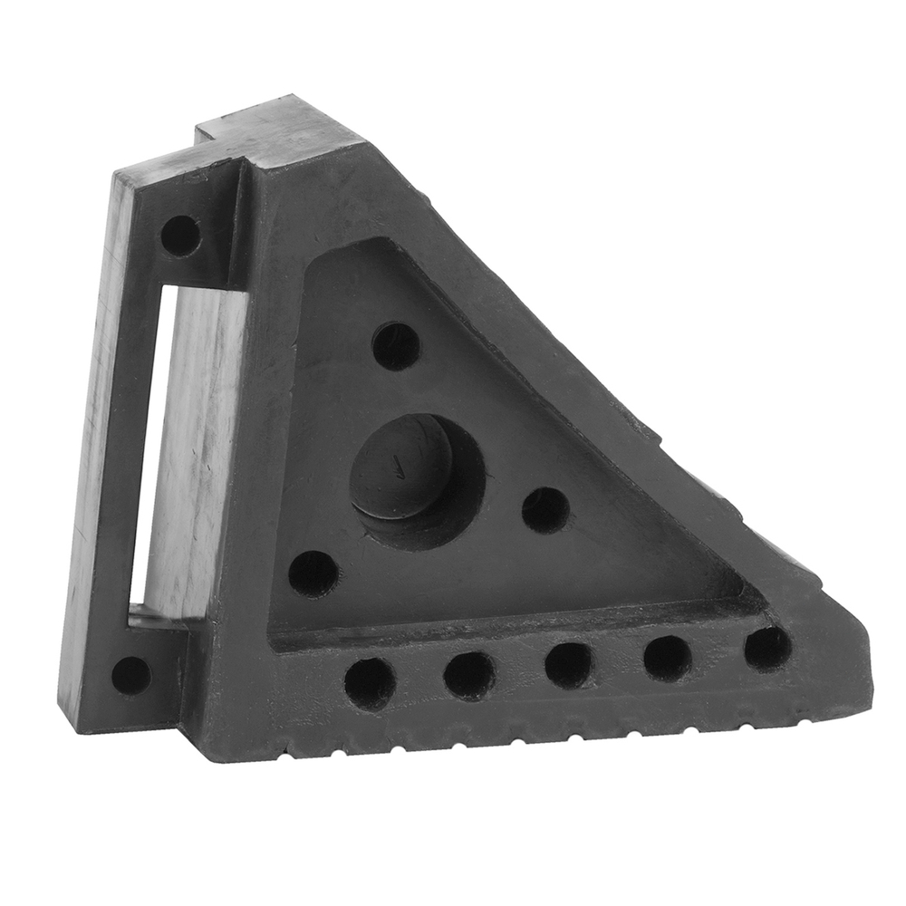 WDK-88002 Противооткатный упор резиновый, для грузовых автомобилей. Размеры 200х150х100 мм.