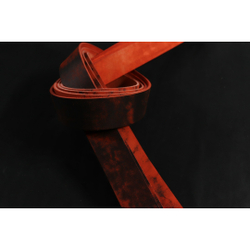 Ременная заготовка красная лофт гладкая ⠀