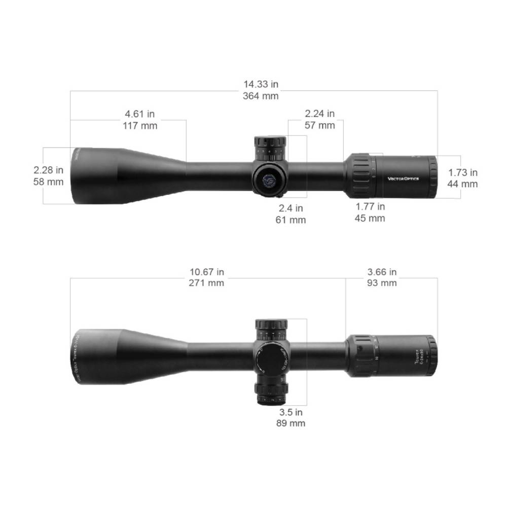 Оптический прицел Vector Optics 30мм FFP Tourex 6-24x50 ( Сетка VML-1 / с подсветкой )