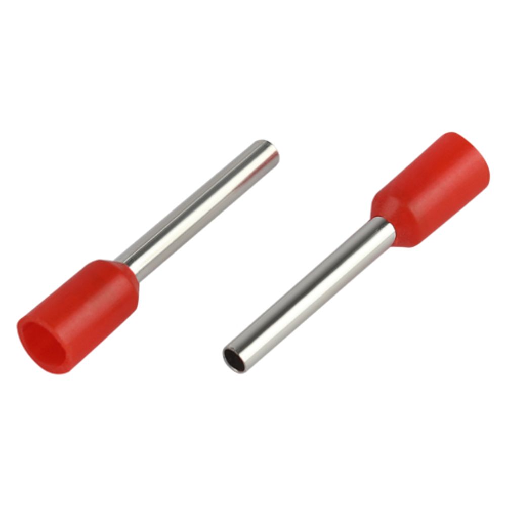 Наконечник-гильза ЭРА NO-225-85 НШвИ 1.0-12 с изолированным фланцем упаковка 50 шт