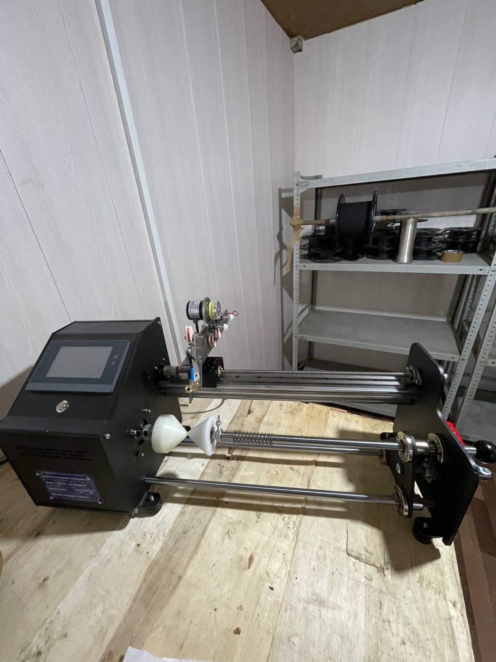 Окопный намоточный станок с лазером