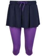 Шорты гимнастические Amanda Black/Purple, полиэстер, детский
