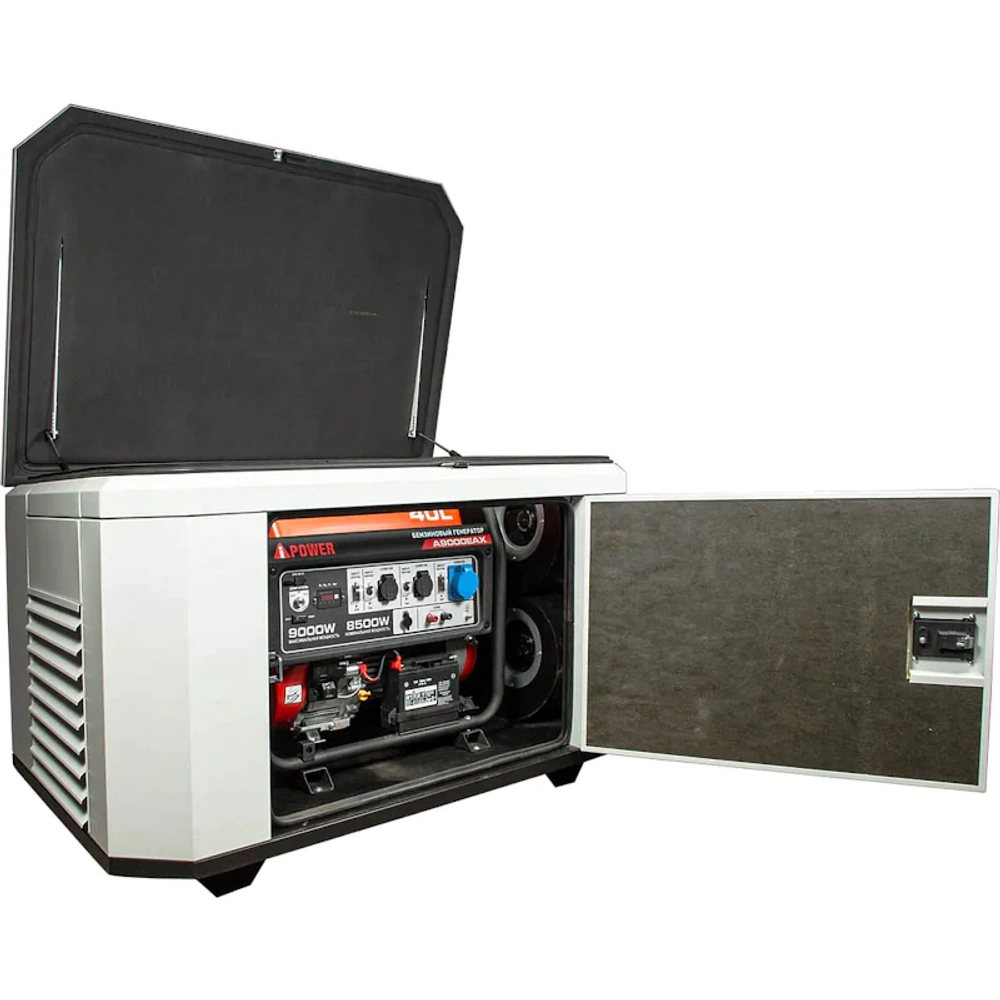 A-iPower A9000EAX бензиновый генератор в кожухе 1400SS RAL 7035 УТ-11182382