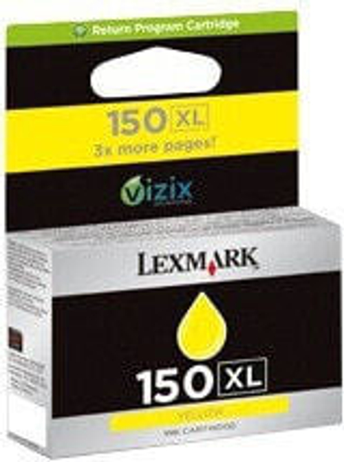 Lexmark 14N1618E струйный картридж Подлинный Желтый 1 шт