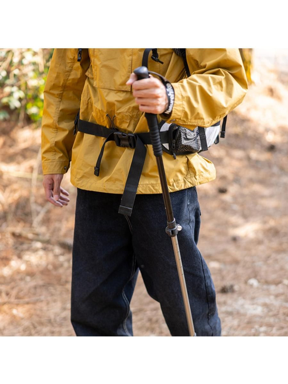 Палка треккинговая Naturehike ST 01 6061 (3-секции) NH17D001-Z (62-135cm) золото