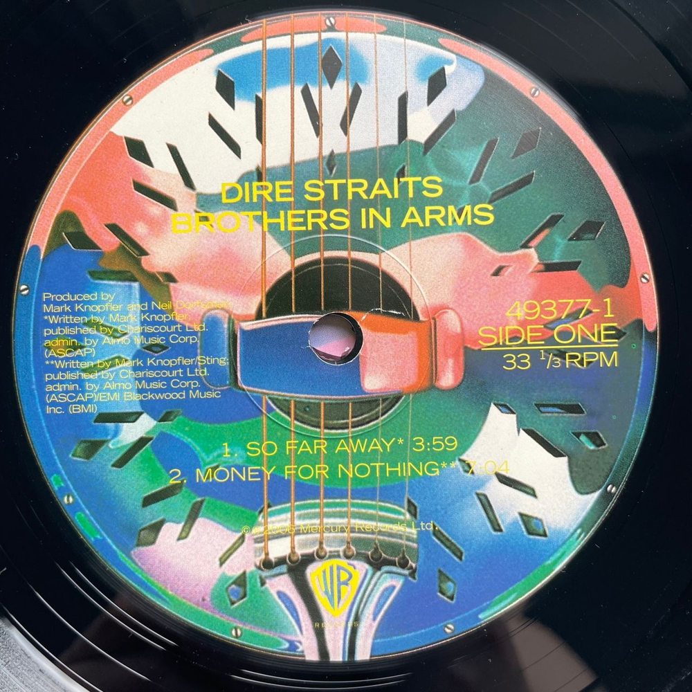 Винтажная виниловая пластинка LP Dire Straits Brothers In Arms (США 2006)