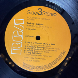 Винтажная виниловая пластинка LP Scorpions Tokyo Tapes (Japan 1978) (Obi) Steamrock Fever