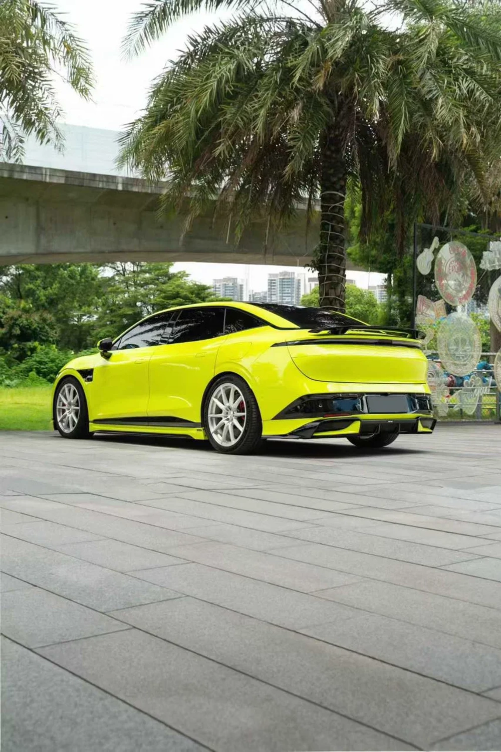 Обвес для ZEEKR 007 2023-2025+ Зикр Губа Юбки Диффузор Спойлер