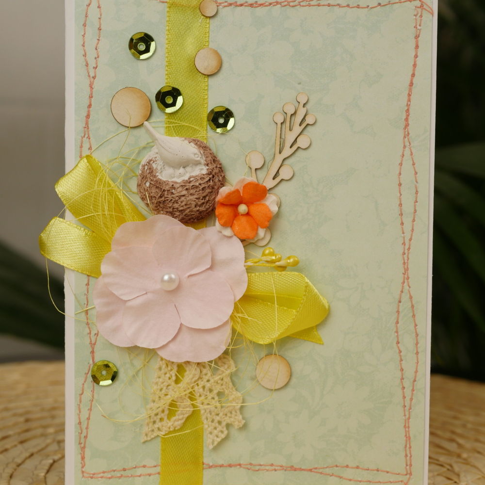 Открытка ручной работы