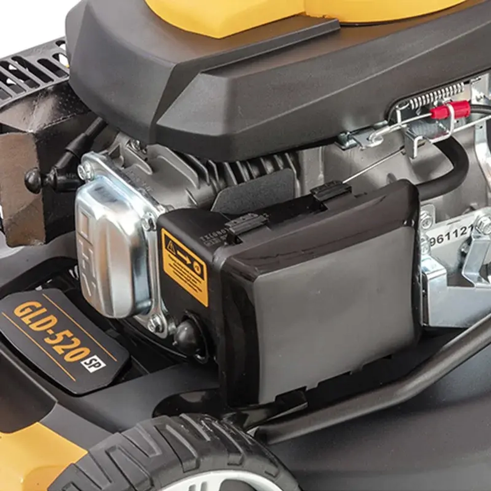 DENZEL GLD-520SP газонокосилка бензиновая 196 см3, ширина 52 см, привод, 7 уровней 58804