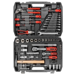 Набор инструментов 77пр. 1/4'', 1/2''(6гр.)(4-32мм) FORCEKRAFT FK-4772-5