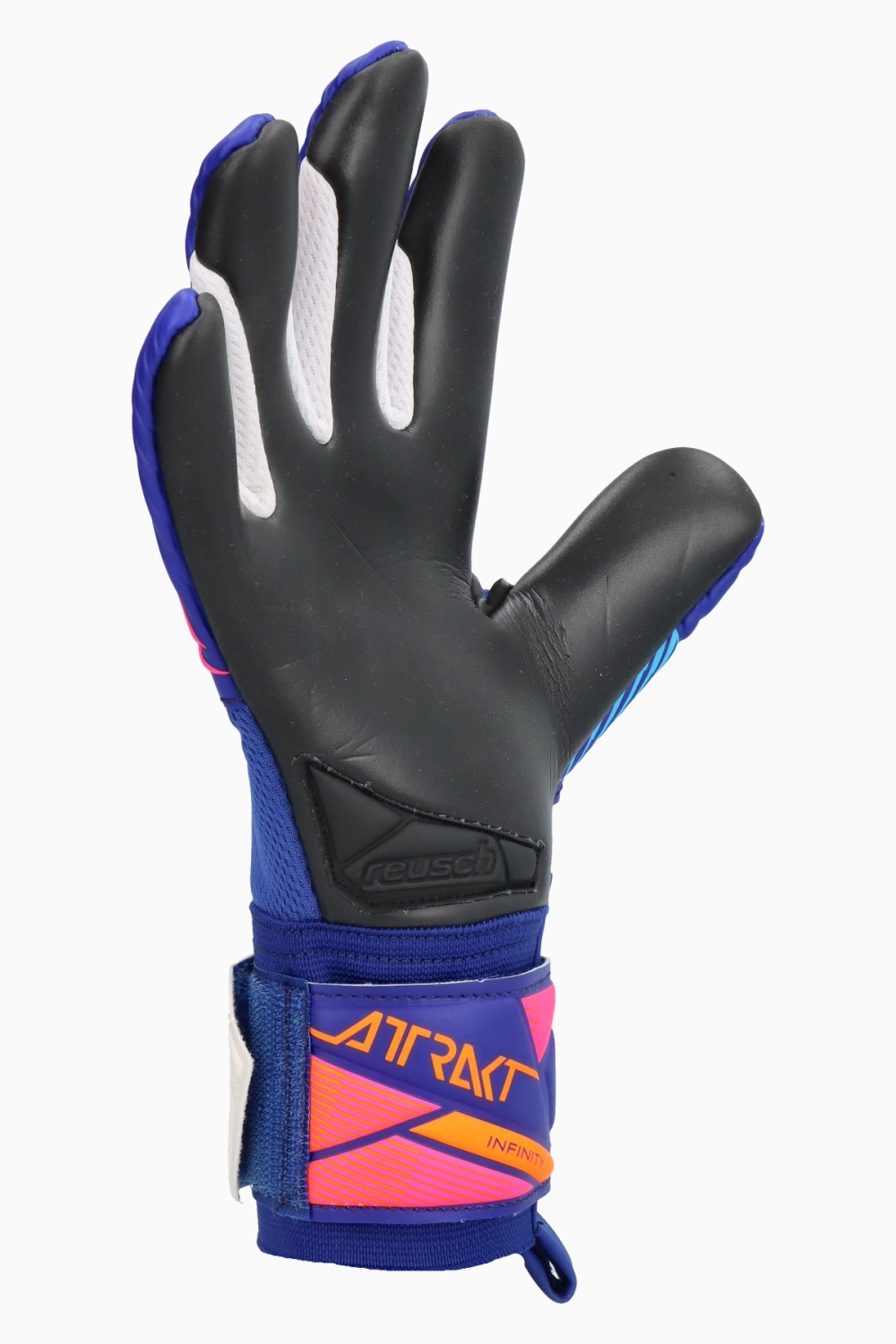 Вратарские перчатки Reusch Attrakt Infinity Evolution NC Junior - синий