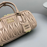 Miu Miu Arcadie Matelasse Nappa Leather Bag 27 cm