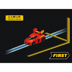 Carrera 1. First - Машинка Batwheels Redbird 65031