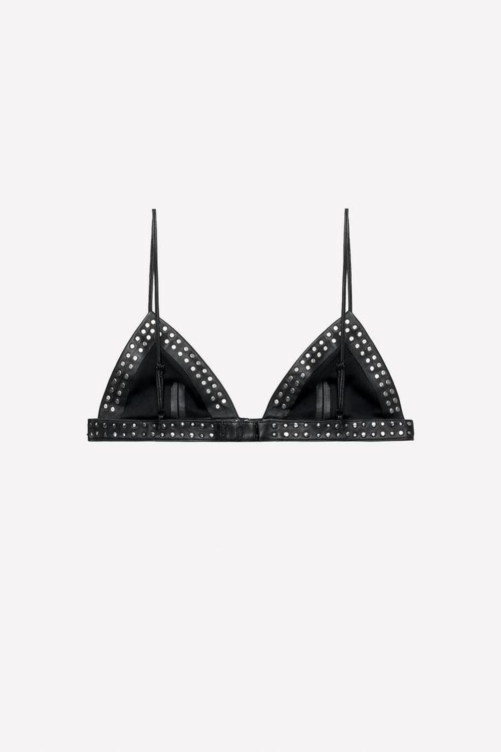 ZARA КОЖАНЫЙ БЮСТГАЛЬТЕР, ЧЕРНЫЙ