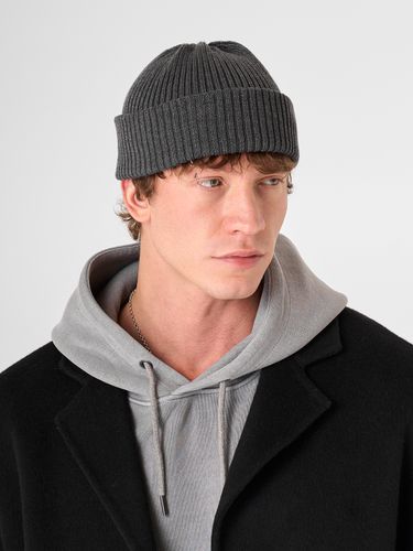 Хлопковая шапка в цвете графит