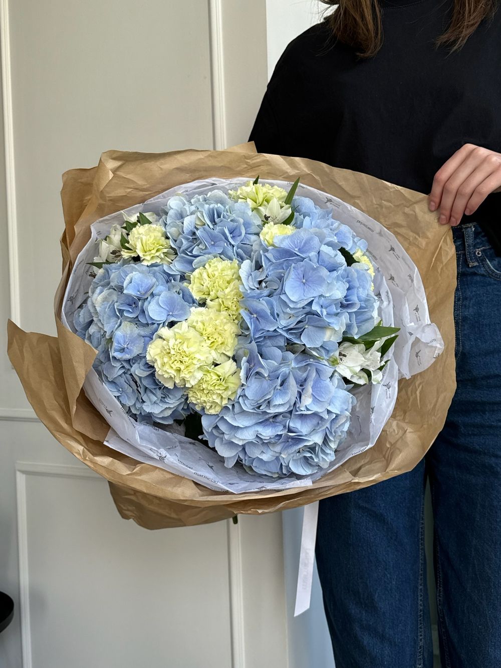 Гранд букет из гортензий