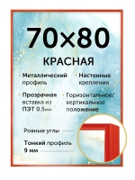 Металлическая рамка для фото 70х80 см