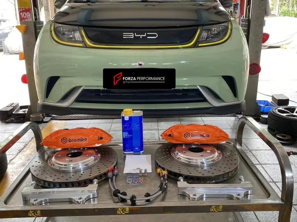 Усиленная тормозная система для BYD Dolphin 2021-2025 Дельфин тормоза колодки тормозной диск суппорт