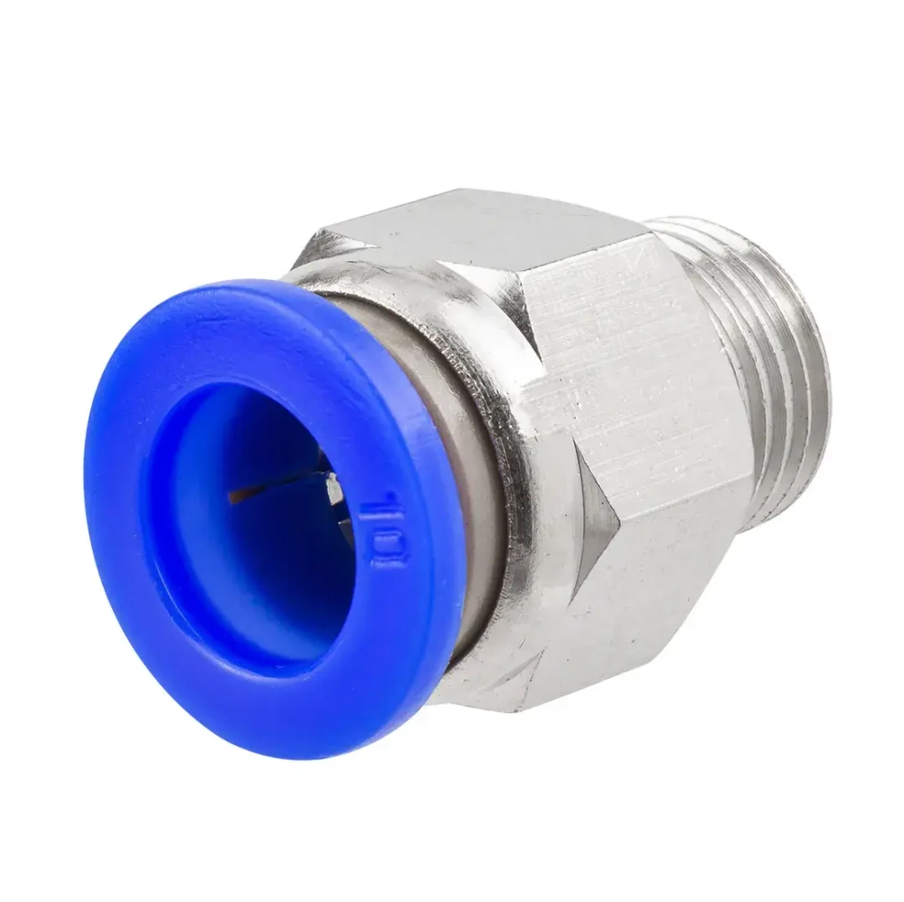 Фитинг для пластиковых трубок 10мм с наружной резьбой 1/4'' RockForce##Rock FORCE RF-SPC10-02