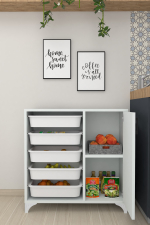 Стеллаж KAYRA - белый