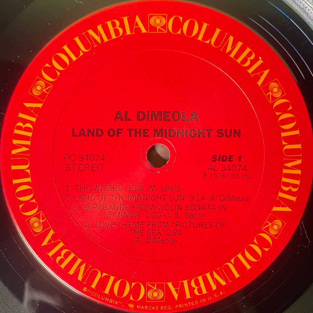 Al Di Meola ‎– Land Of The Midnight Sun (США 1976г.)