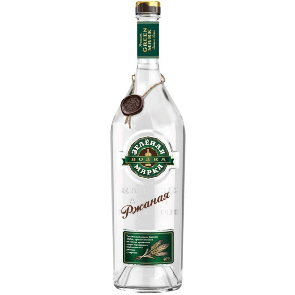 Водка Зеленая Марка Ржаная 0.7 л