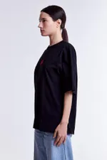 Футболка Гербарий Мак Черная