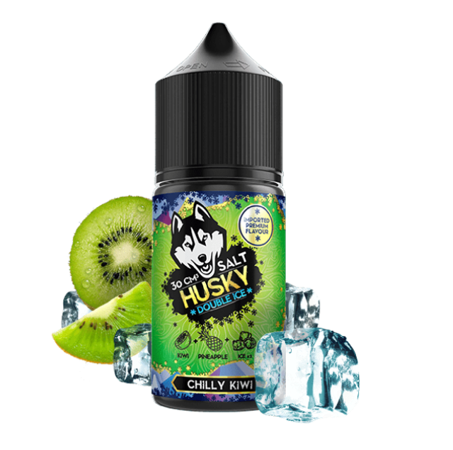 Husky Import Double Ice Salt 30 мл - Chilly Kiwi (Strong)