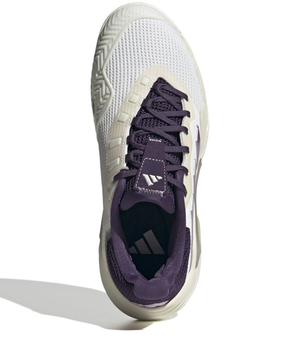 Женские теннисные кроссовки Adidas Barricade 13 W - core white/powder plum/aurora plum