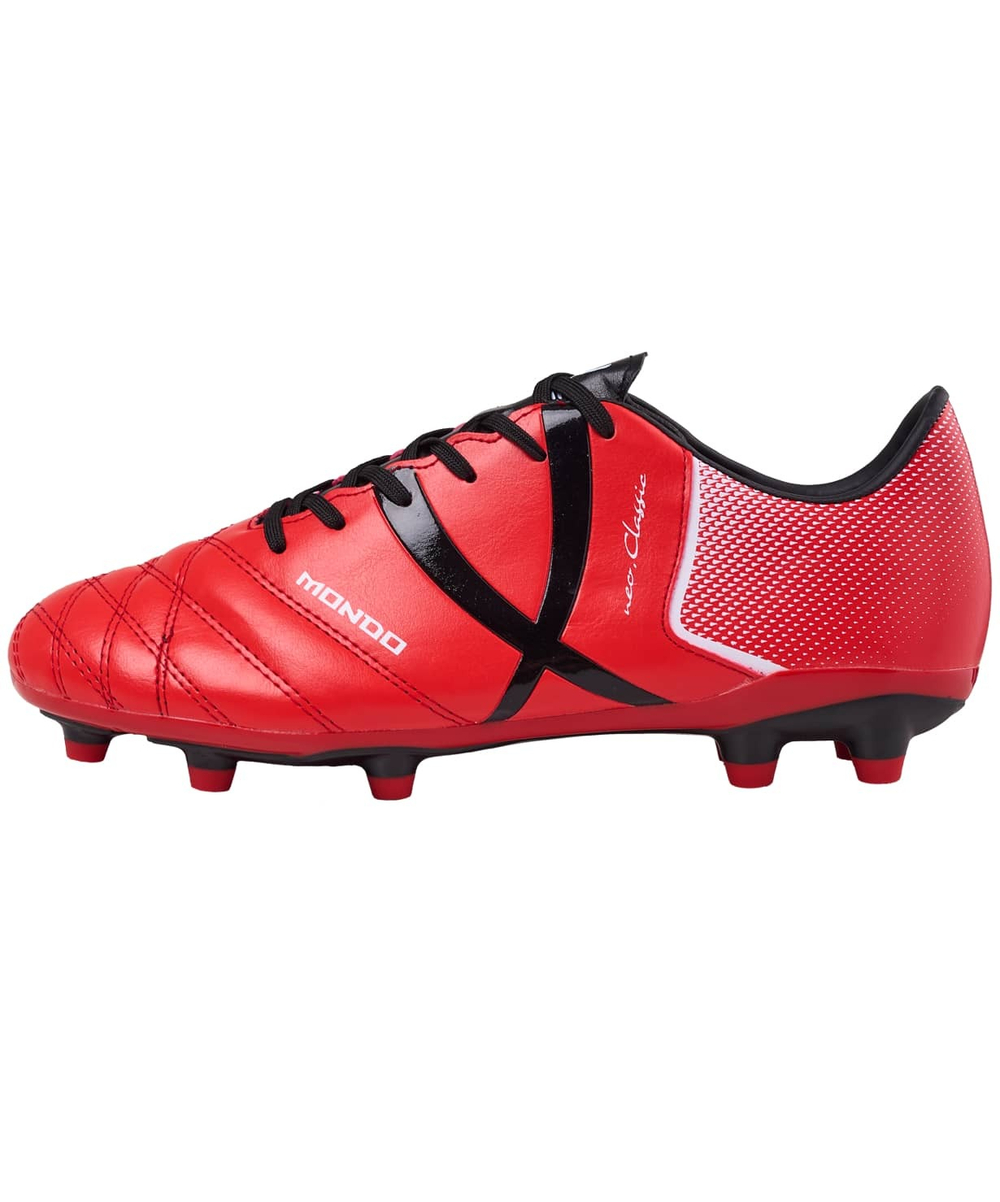 Бутсы футбольные Mondo FG Red/black