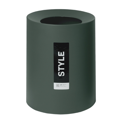 Корзина для бумаг Sтилъ 12л цвет темно-зеленый