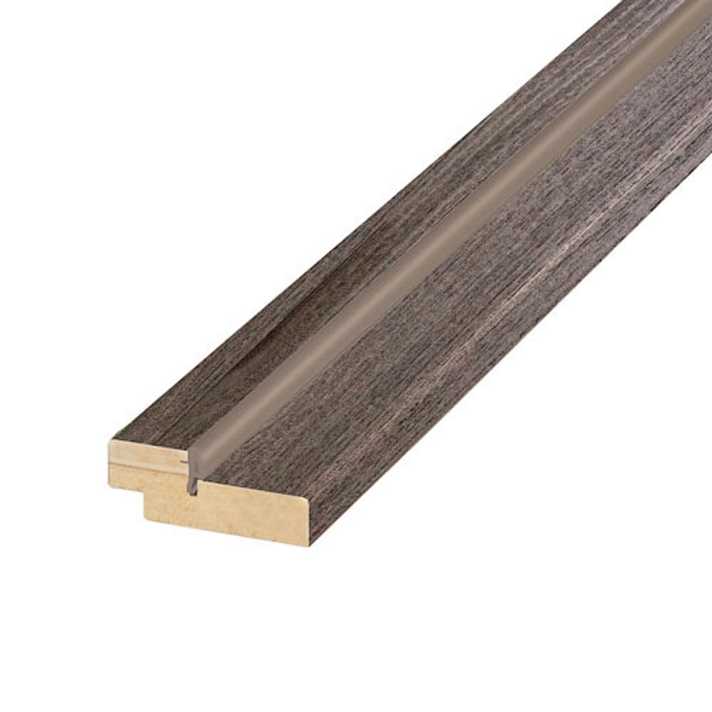 Короб прямая  Vinyl 70x28x2070 платина с уплотнителем