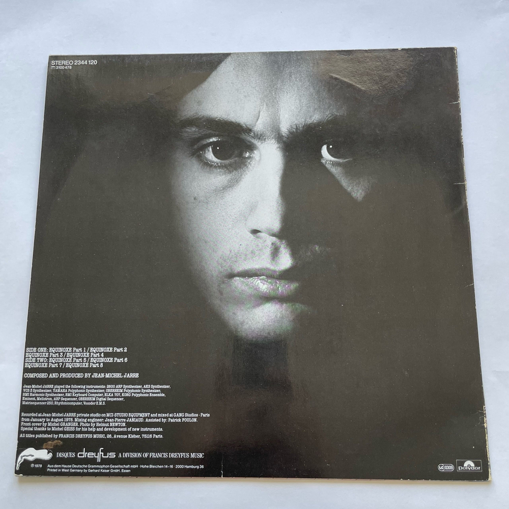 Винтажная виниловая пластинка LP Jean Michel Jarre Equinoxe (Германия 1978)