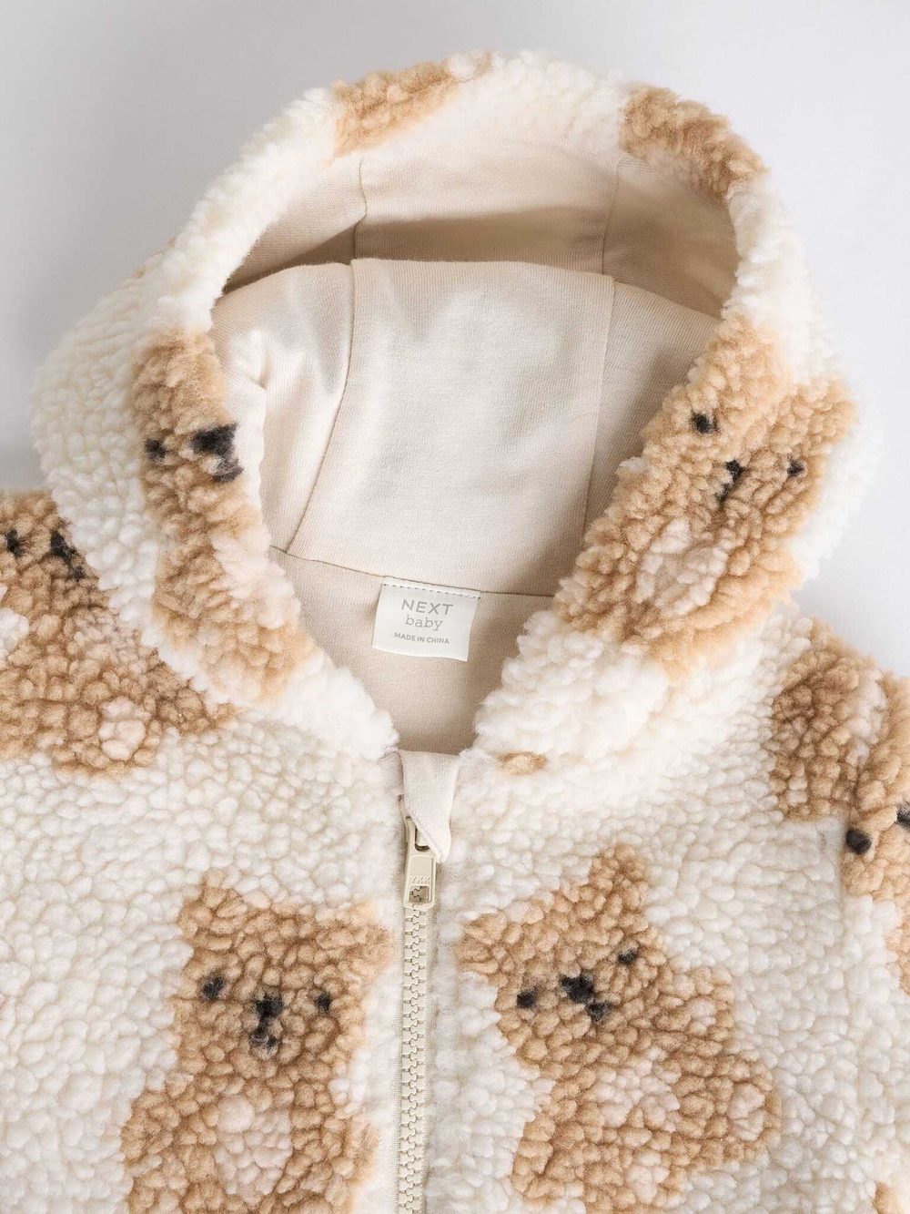 Комбинезон флисовый для малышей Next K82-065, Молочный