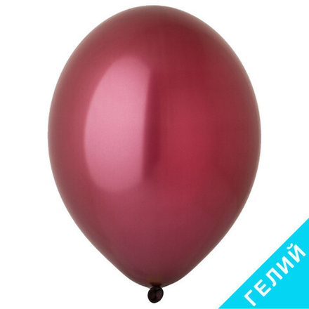 Воздушный шар, цвет 087 - сливовый, металлик, с гелием